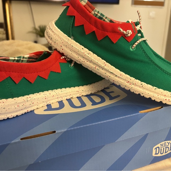NIB Hey Dude Wendy holiday elf shoes - Picture 3 of 3